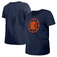 Women's New Era Navy LA Clippers 2023/24 City Edition T-Shirt