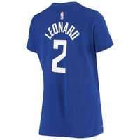 Women's Nike Kawhi Leonard Royal LA Clippers Name & Number Performance T-Shirt