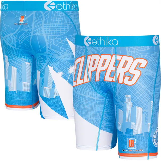 Ethika Men's Black LA Clippers City Edition Boxer Briefs