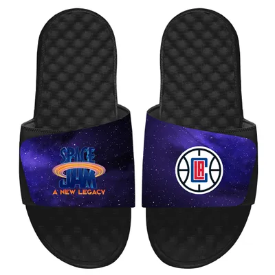 LA Clippers ISlide Youth Space Jam 2 Galaxy Slide Sandals - Black