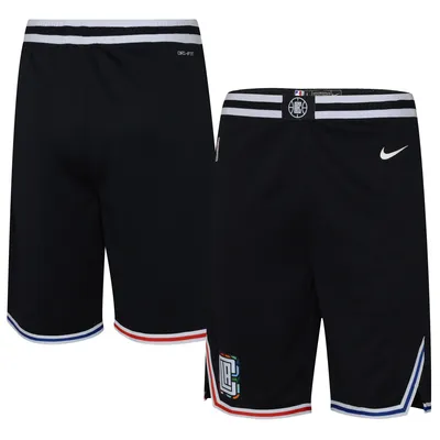LA Clippers Jordan Brand Youth 2022/23 City Edition Swingman Shorts - Black