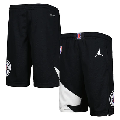 Short de performance Swingman Jordan Brand LA Clippers Statement Edition noir pour jeune