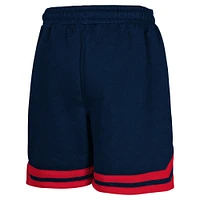 Youth Navy LA Clippers Teardrop Fleece Shorts