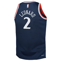 Maillot Nike Kawhi Leonard Royal LA Clippers Swingman pour jeune - Édition Icon