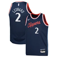 Maillot Nike Kawhi Leonard Royal LA Clippers Swingman pour jeune - Édition Icon