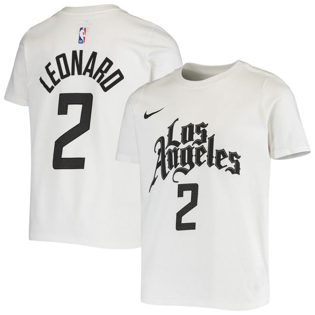 T-shirt de performance Nike Kawhi Leonard LA Clippers avec nom et numéro pour jeune