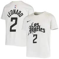 Kawhi Leonard La Clippers Nike Youth Name & Number Performance T-Shirt – White