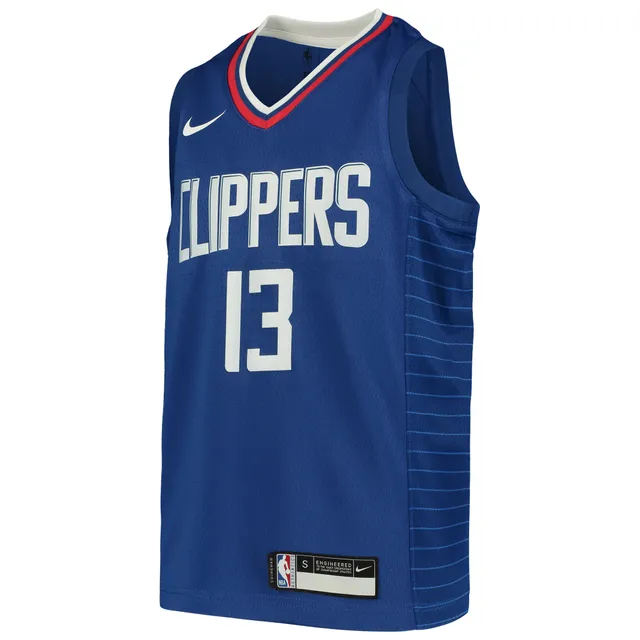 Nike Paul George Youth Jersey - Blue Swingman Kids Icon Edition Jersey