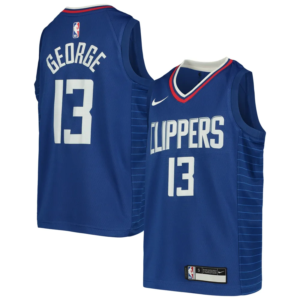 Youth Nike Paul George Royal LA Clippers Swingman Jersey - Icon Edition