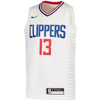 Maillot Swingman LA Clippers 2020/21 Nike Paul George Blanc pour Jeune - Édition Association