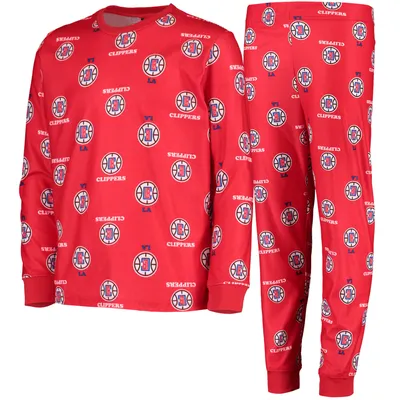 Lids Boston Red Sox Youth Allover Print Long Sleeve T-Shirt & Pants Sleep  Set - Navy