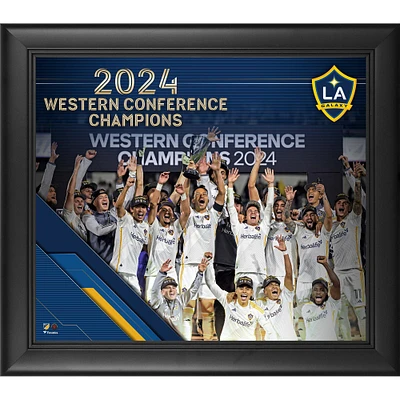 Fanatics Authentic LA Galaxy 2024 MLS Western Conference Champions Framed 15" x 17" Collage