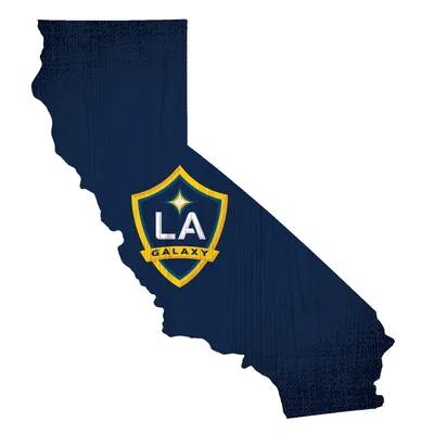 LA Galaxy 12'' x 12'' Logo State Sign