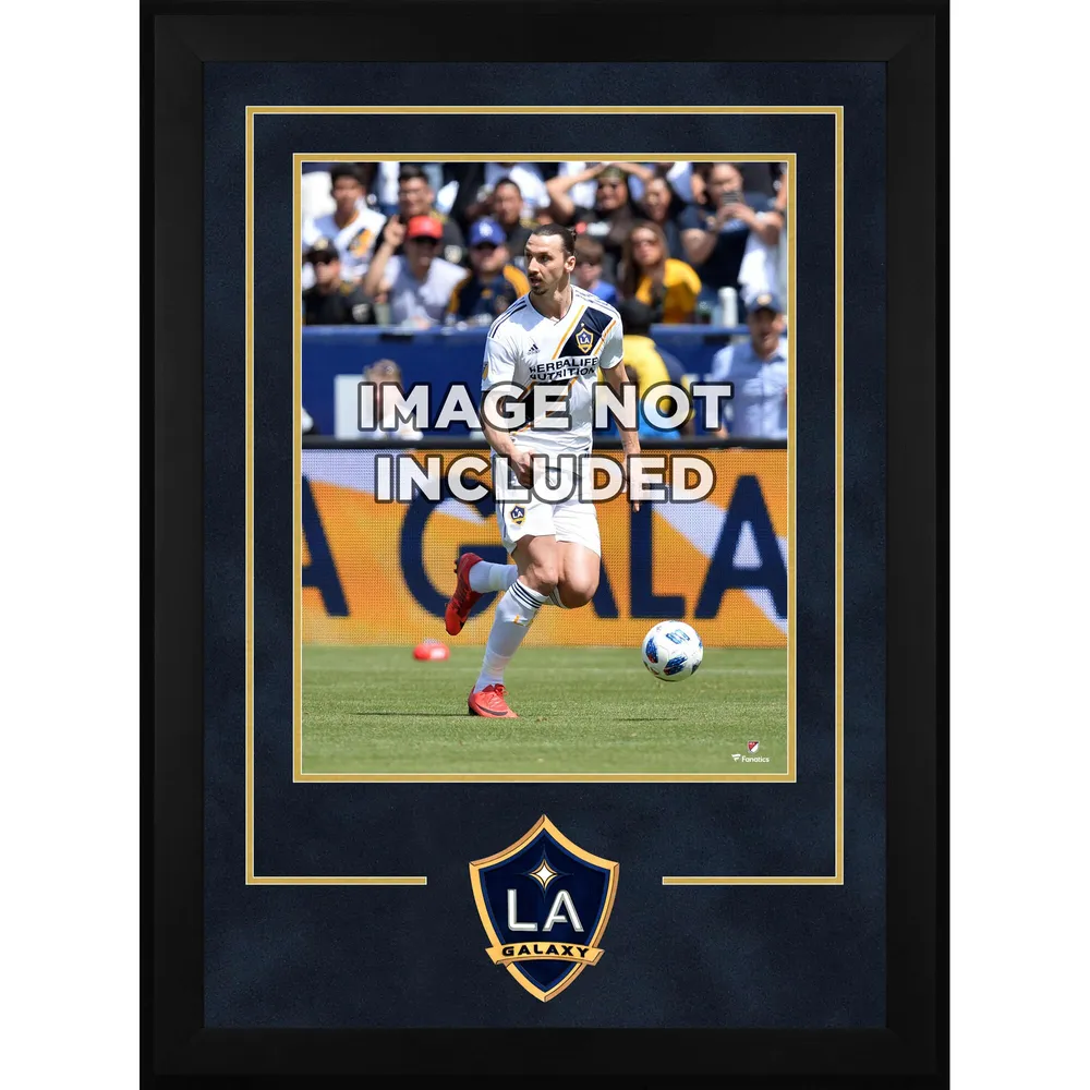 LA Galaxy Fanatics Authentic Framed Black Team Logo Jersey Display Case