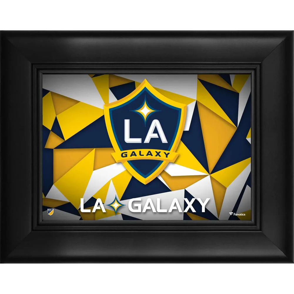 LA Galaxy Fanatics Authentic Framed Black Team Logo Jersey Display Case