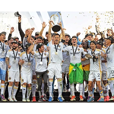 LA Galaxy Unsigned 2024 MLS Cup Champions Celebration Photograph