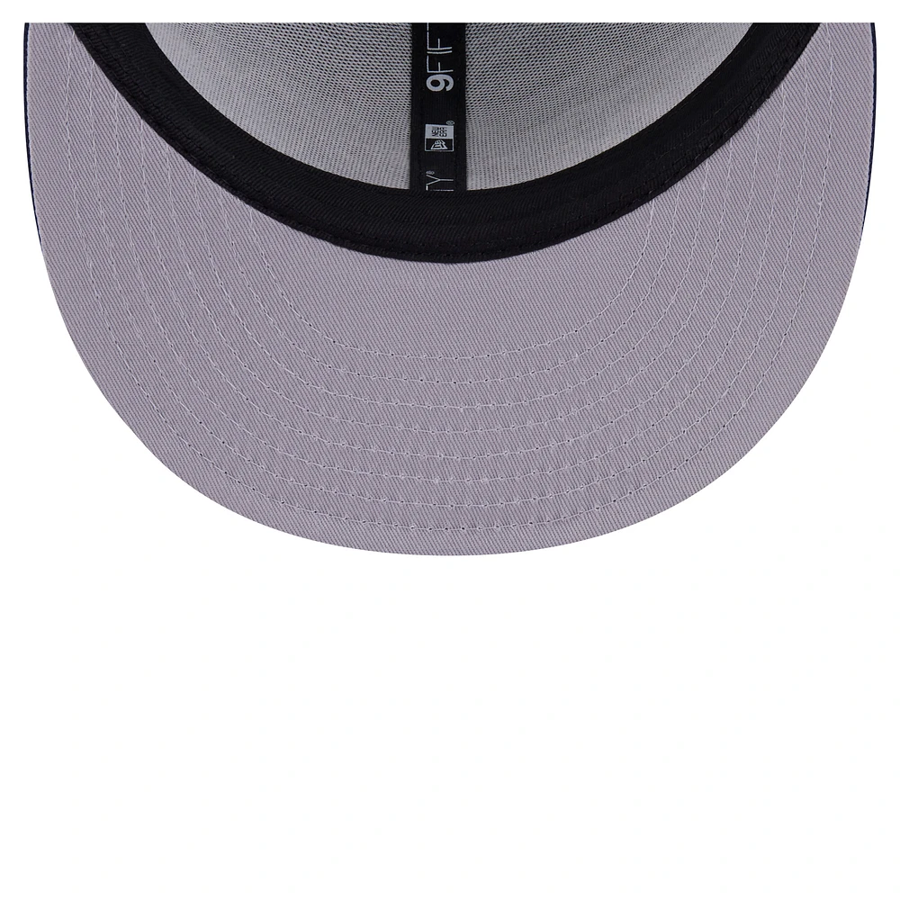 Casquette snapback New Era bleu marine LA Galaxy Neon 9FIFTY pour homme