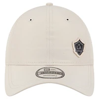 Men's New Era  Tan LA Galaxy Active 9TWENTY Adjustable Hat
