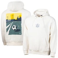 Men's Sport Design Sweden  Cream LA Galaxy On The Go Relaxed Pullover Hoodie