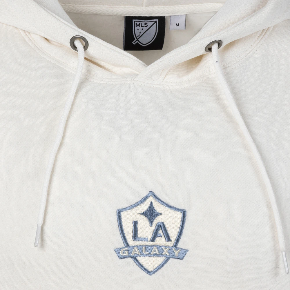 Men's Sport Design Sweden  Cream LA Galaxy On The Go Relaxed Pullover Hoodie