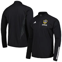 Haut d'entraînement entièrement zippé adidas LA Galaxy 2023 On-Field AEROREADY pour homme