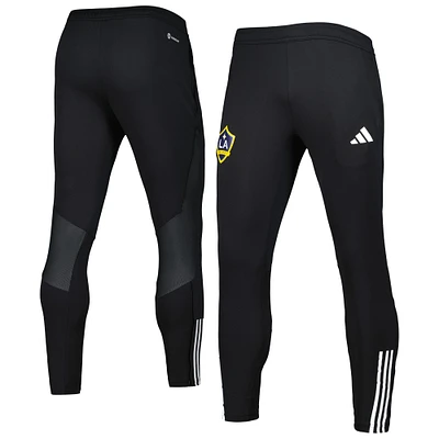 Men's adidas Black LA Galaxy 2023 On-Field Team Crest AEROREADY Training Pants