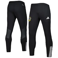 Pantalon d'entraînement adidas LA Galaxy 2023 On-Field Team Crest AEROREADY noir pour homme