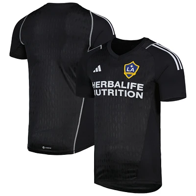 Men's adidas Black LA Galaxy 2023 Replica Goalkeeper Jersey