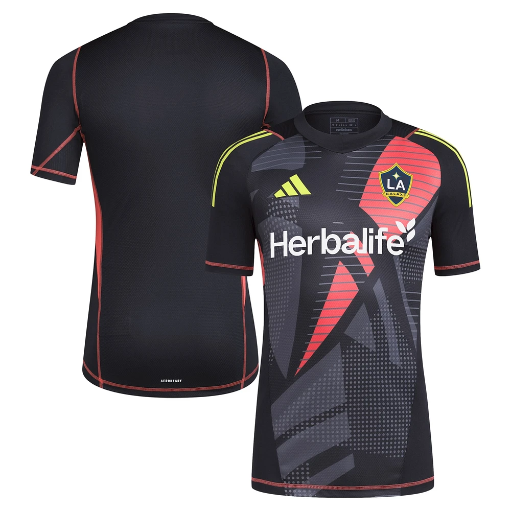 Men's adidas Black LA Galaxy 2024 Goalkeeper Jersey