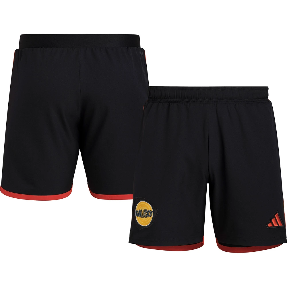 Short adidas LA Galaxy 2024 Third Authentic pour homme noir