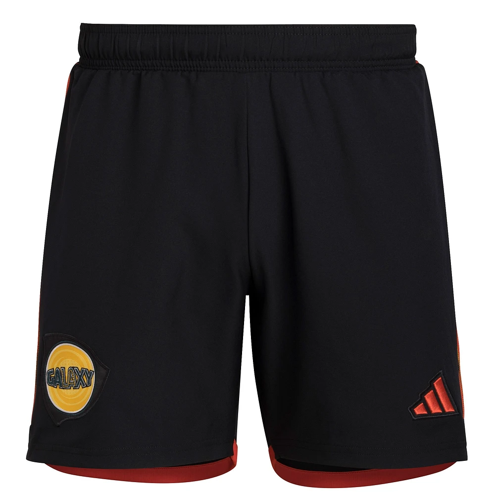 Men's adidas Black LA Galaxy 2024 Third Authentic Shorts