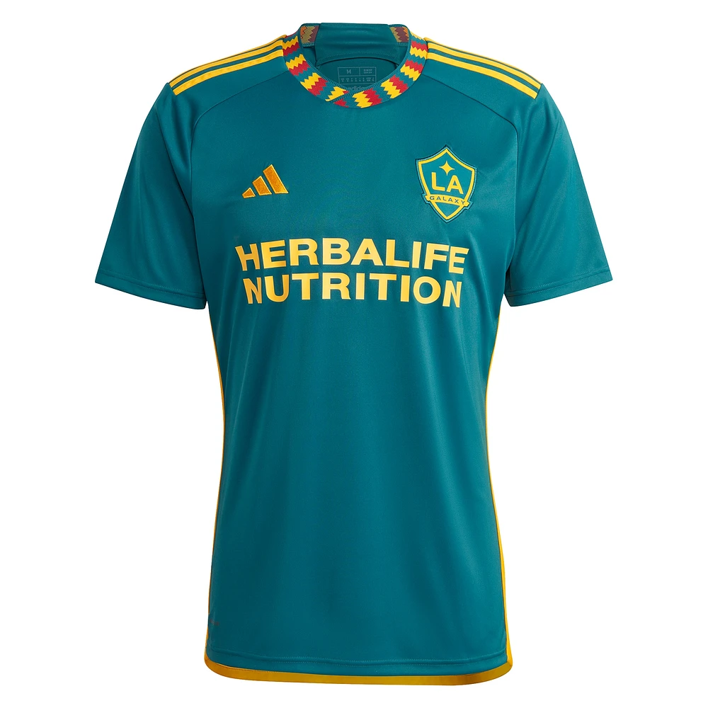 Men's adidas Gabriel Pec Green LA Galaxy 2024 Kit Replica Player Jersey