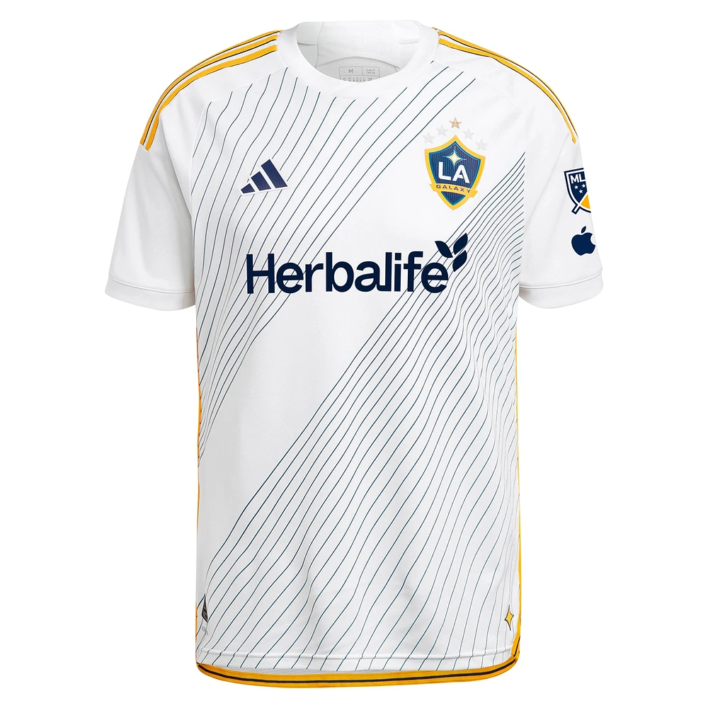 Men's adidas Gabriel Pec White LA Galaxy 2024 Angelino Kit Authentic Player Jersey