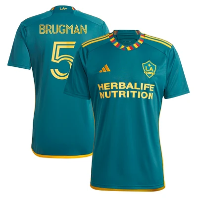 Maillot adidas Gastón Brugman LA Galaxy 2023 Kit Replica Player vert pour homme