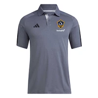 Men's adidas Gray LA Galaxy 2024 Training Polo