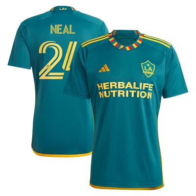 Maillot de joueur adidas Jalen Neal vert LA Galaxy 2024 Kit Replica pour homme