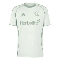 Men's adidas Light Green LA Galaxy 2025 One Planet Pre-Match Top