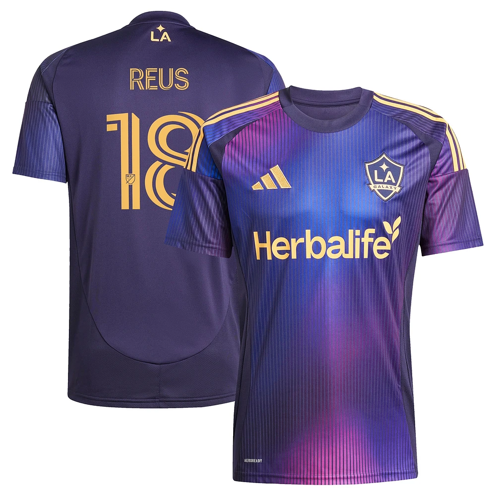 Men's adidas Marco Reus Navy LA Galaxy 2025 RIZON Replica Player Jersey