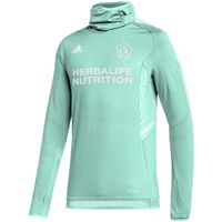 Men's adidas Mint LA Galaxy COLD.RDY Raglan Warmup Pullover Jacket