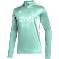 Men's adidas Mint LA Galaxy Quarter-Zip AEROREADY Training Top