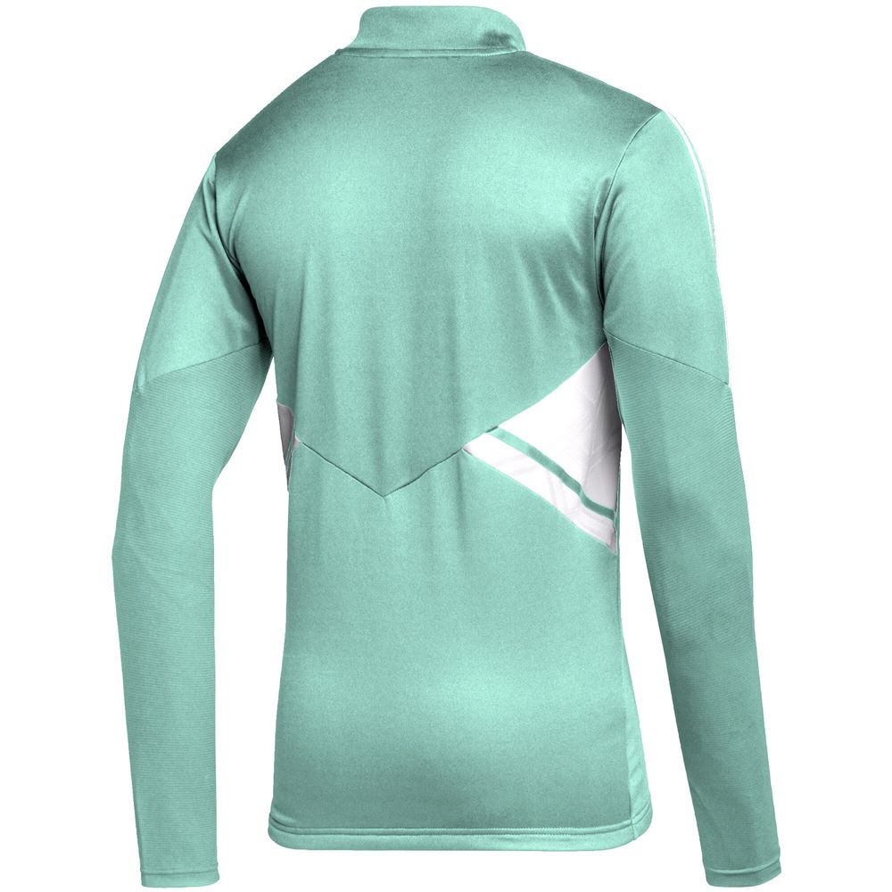 Men's adidas Mint LA Galaxy Quarter-Zip AEROREADY Training Top