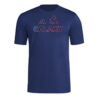 Men's adidas  Navy LA Galaxy 2025 Jersey Hook AEROREADY T-Shirt