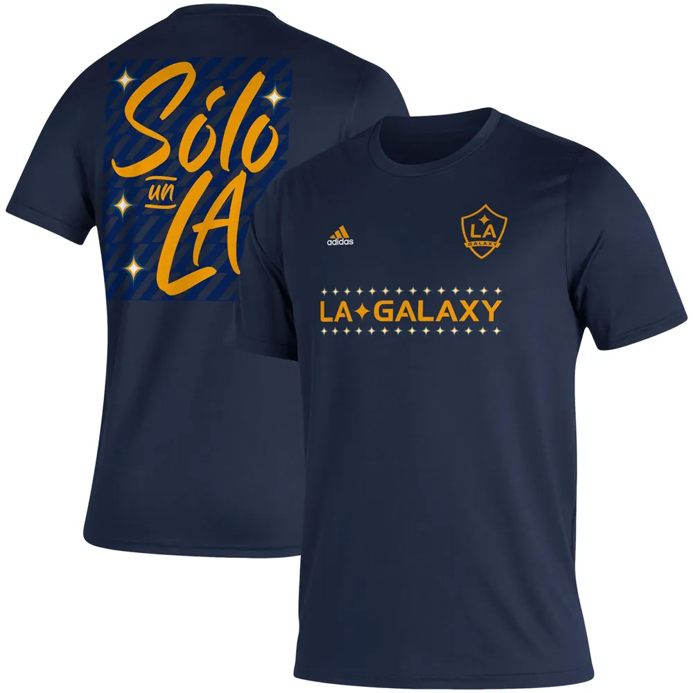 Men's adidas White LA Galaxy Jersey Hook AEROREADY T-Shirt