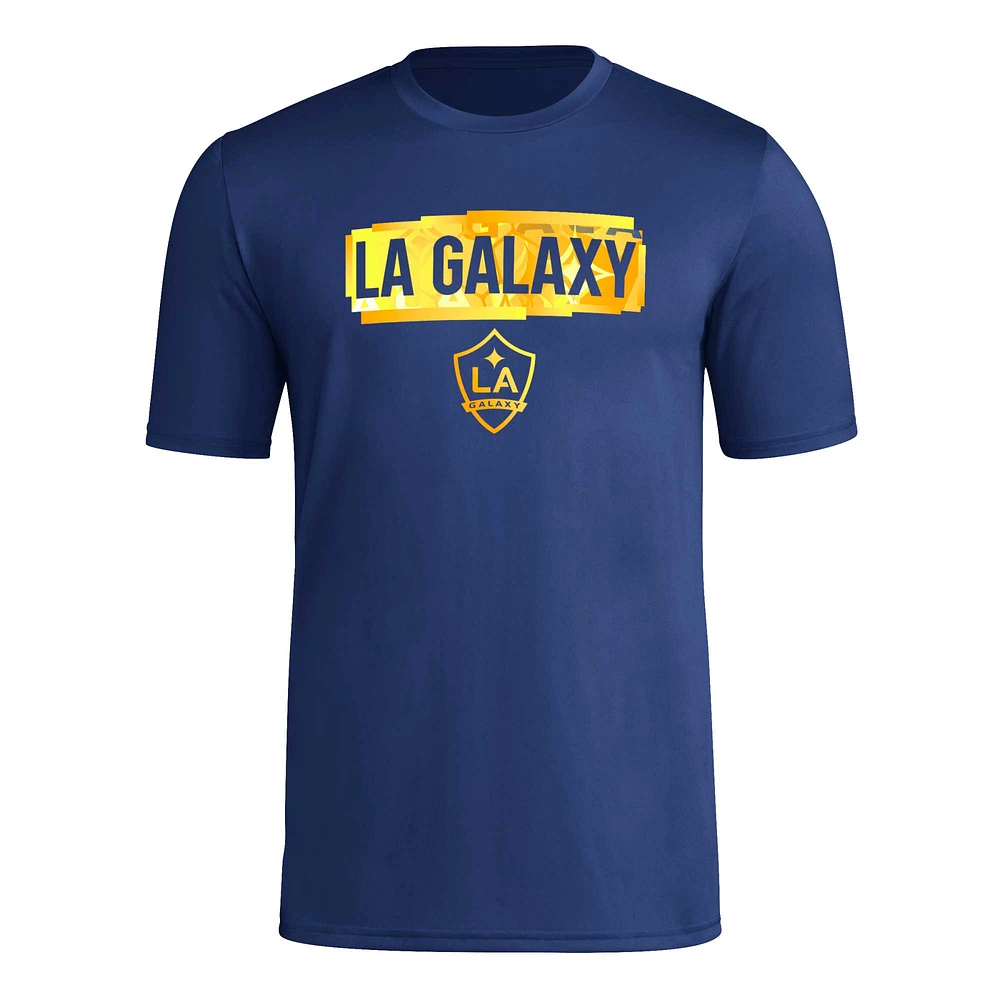 T-shirt adidas LA Galaxy Local Pop AEROREADY bleu marine pour hommes