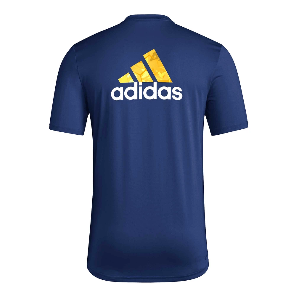 T-shirt adidas LA Galaxy Local Pop AEROREADY bleu marine pour hommes