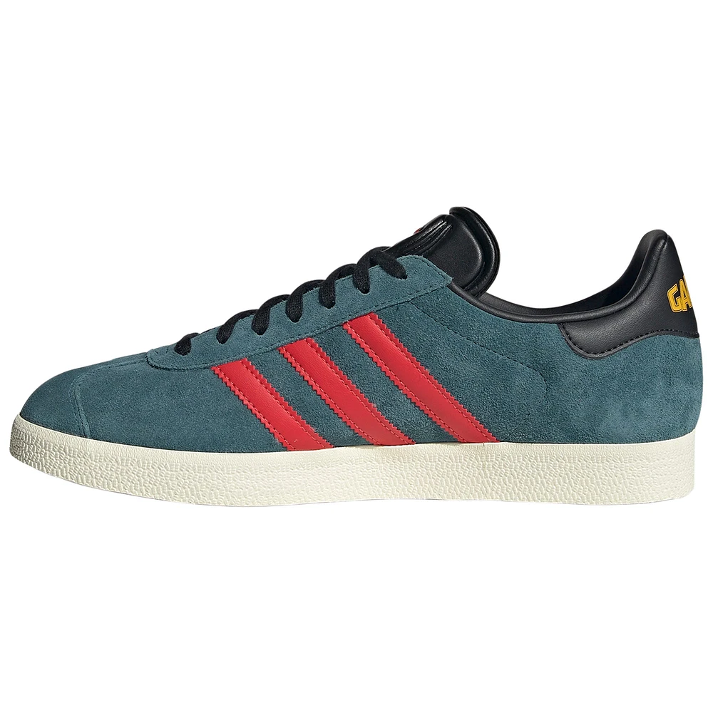 Men's adidas Originals Green LA Galaxy 2024 Jersey Hook Gazelle Shoes