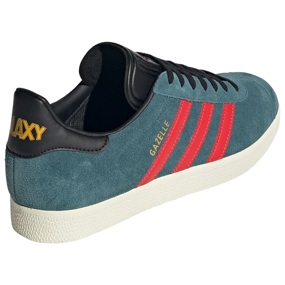 Men's adidas Originals Green LA Galaxy 2024 Jersey Hook Gazelle Shoes