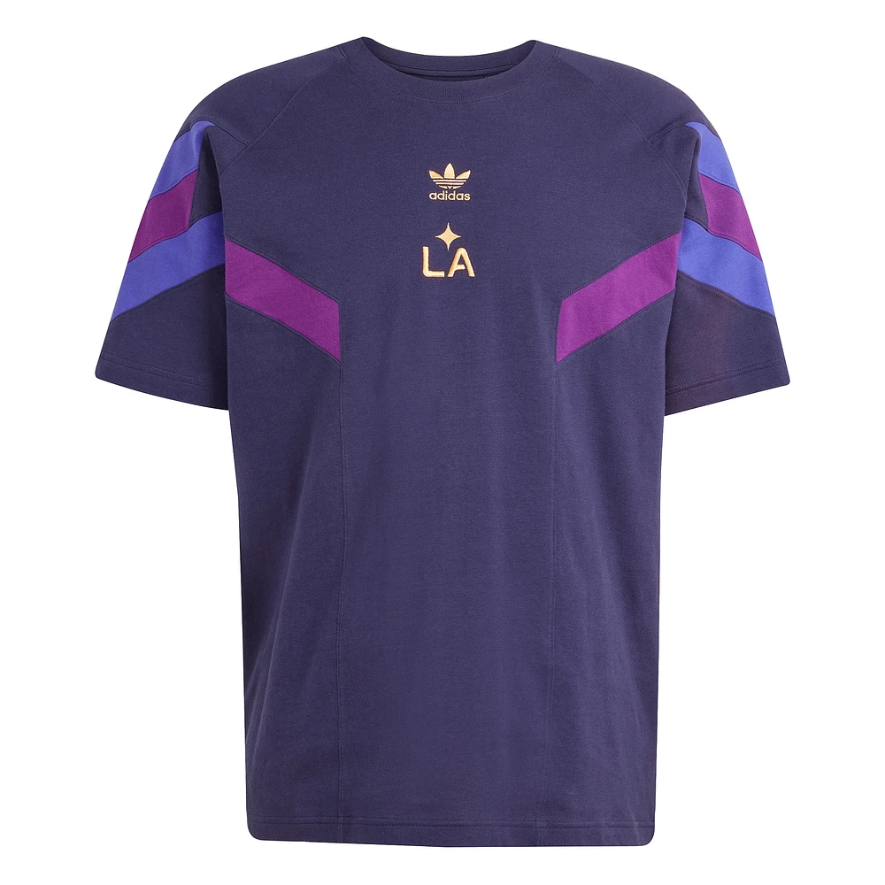 Men's adidas Originals  Navy LA Galaxy Culturewear Collection Fashion Jersey