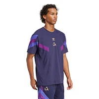 Men's adidas Originals  Navy LA Galaxy Culturewear Collection Fashion Jersey