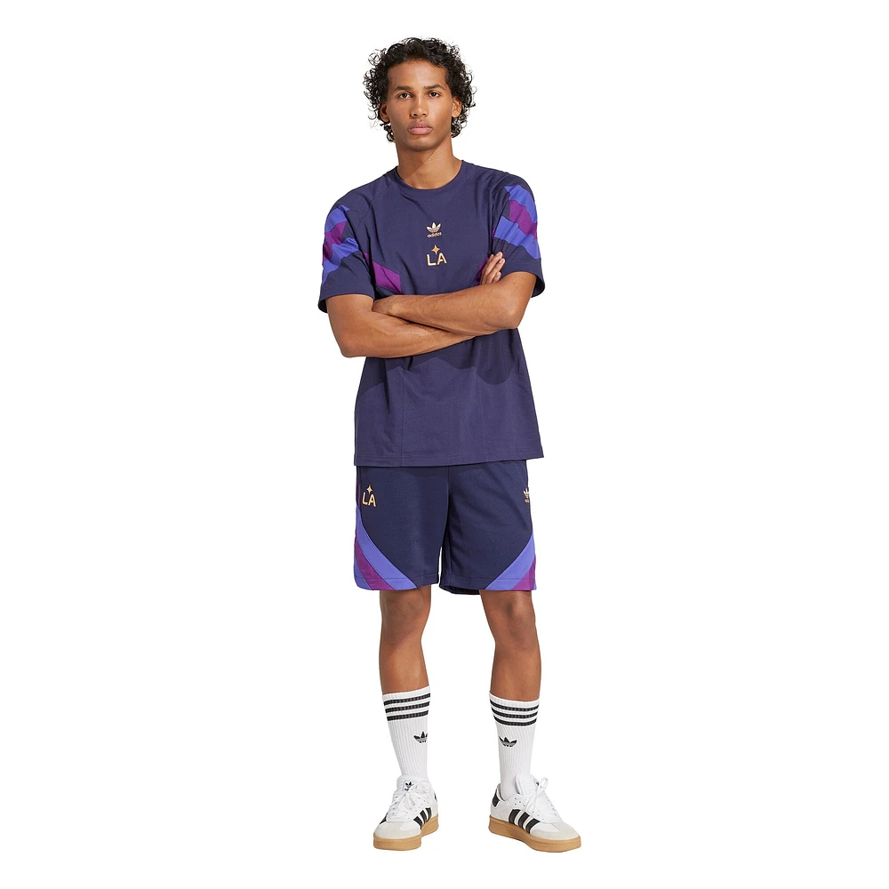 Men's adidas Originals  Navy LA Galaxy Culturewear Collection Fashion Jersey